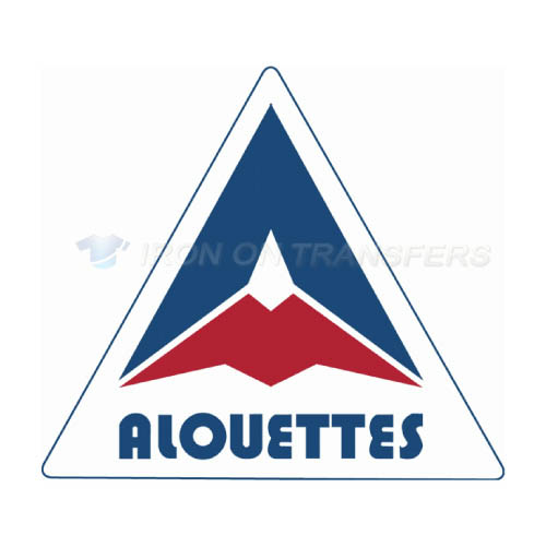 Montreal Alouettes Iron-on Stickers (Heat Transfers)NO.7606